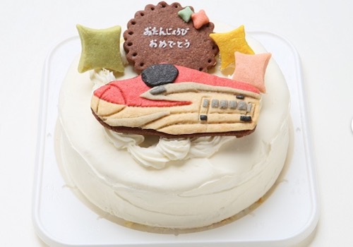 男の子の目が輝く!のりものケーキ