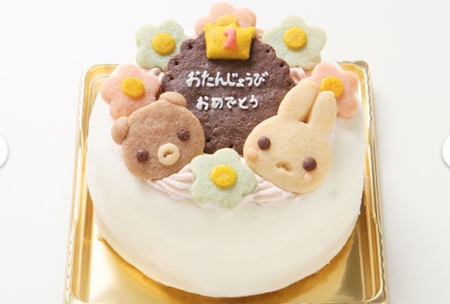 卵不使用の誕生日ケーキ