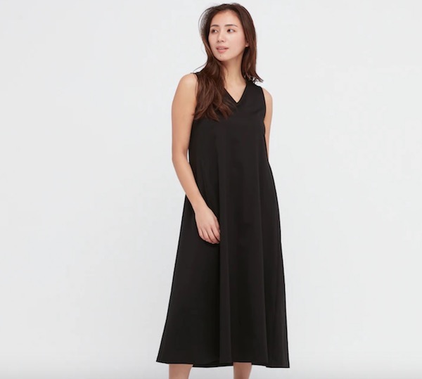 163cm51kg ユニクロの マーセライズコットンaラインワンピース 着用レビュー Mar U Home まるホーム のブログ